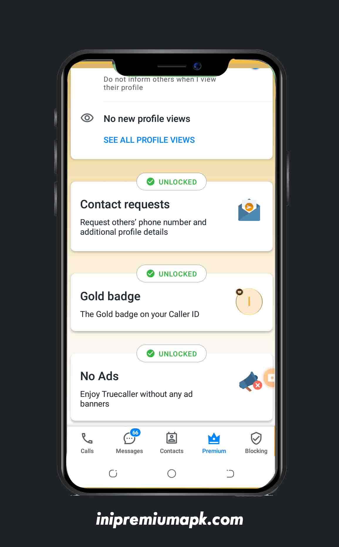 TrueCaller MOD APK (Gold Unlocked) 3