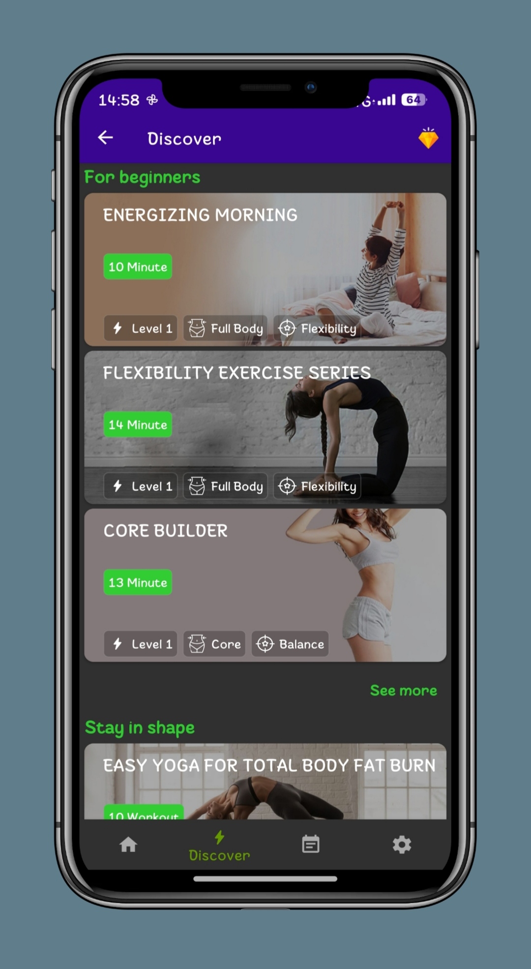 Yoga Home Workouts MOD APK (Premium Unlocked) 6