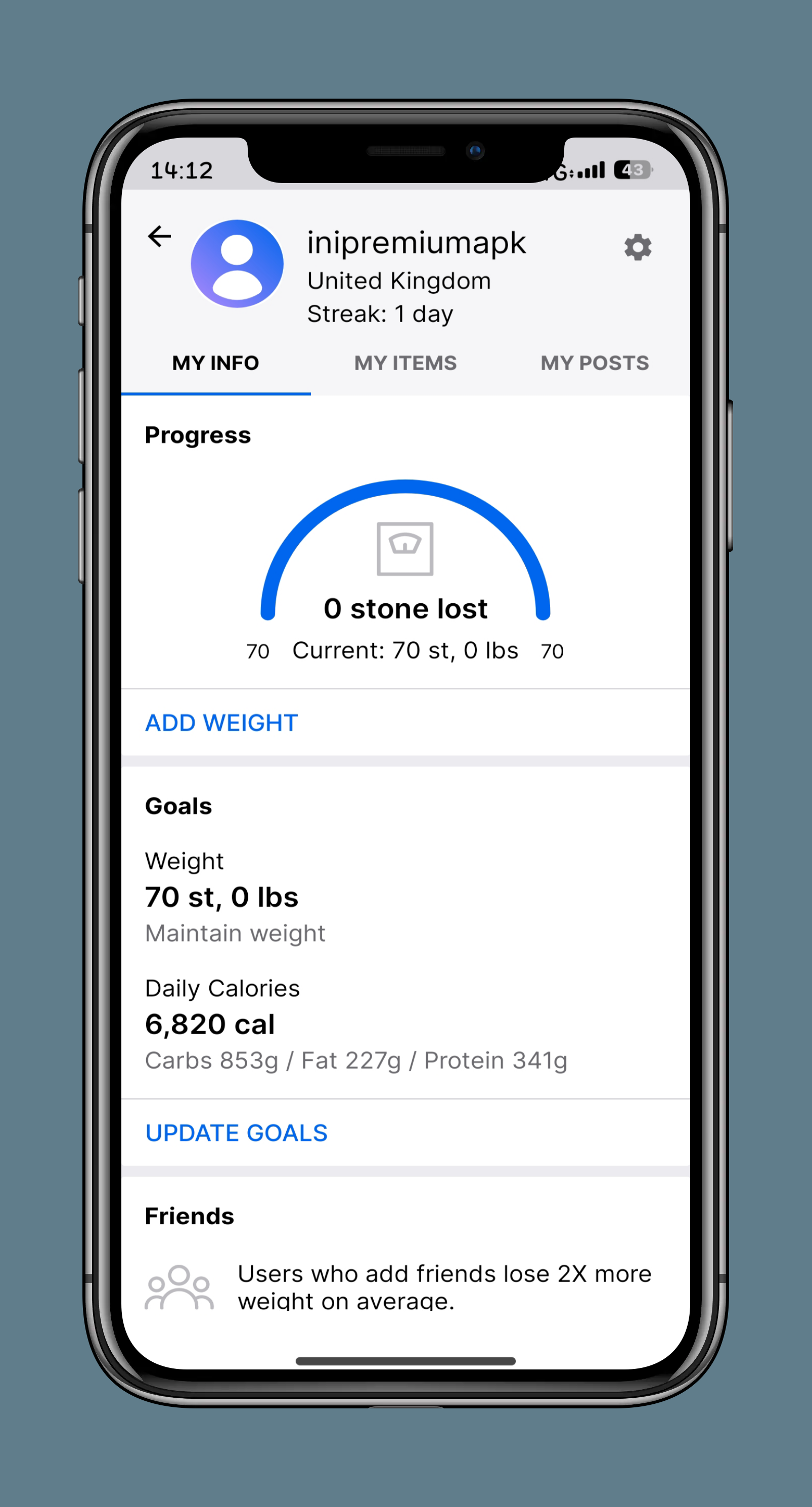 MyFitnessPal MOD APK (Premium Unlocked) 4