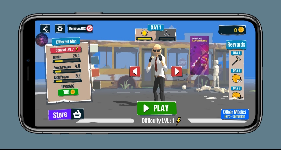 City Fighter vs Street Gang MOD APK (God Mode, One Hit) 1