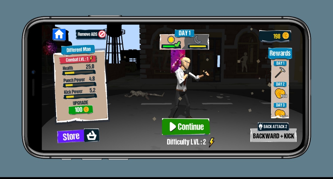 City Fighter vs Street Gang MOD APK (God Mode, One Hit) 2