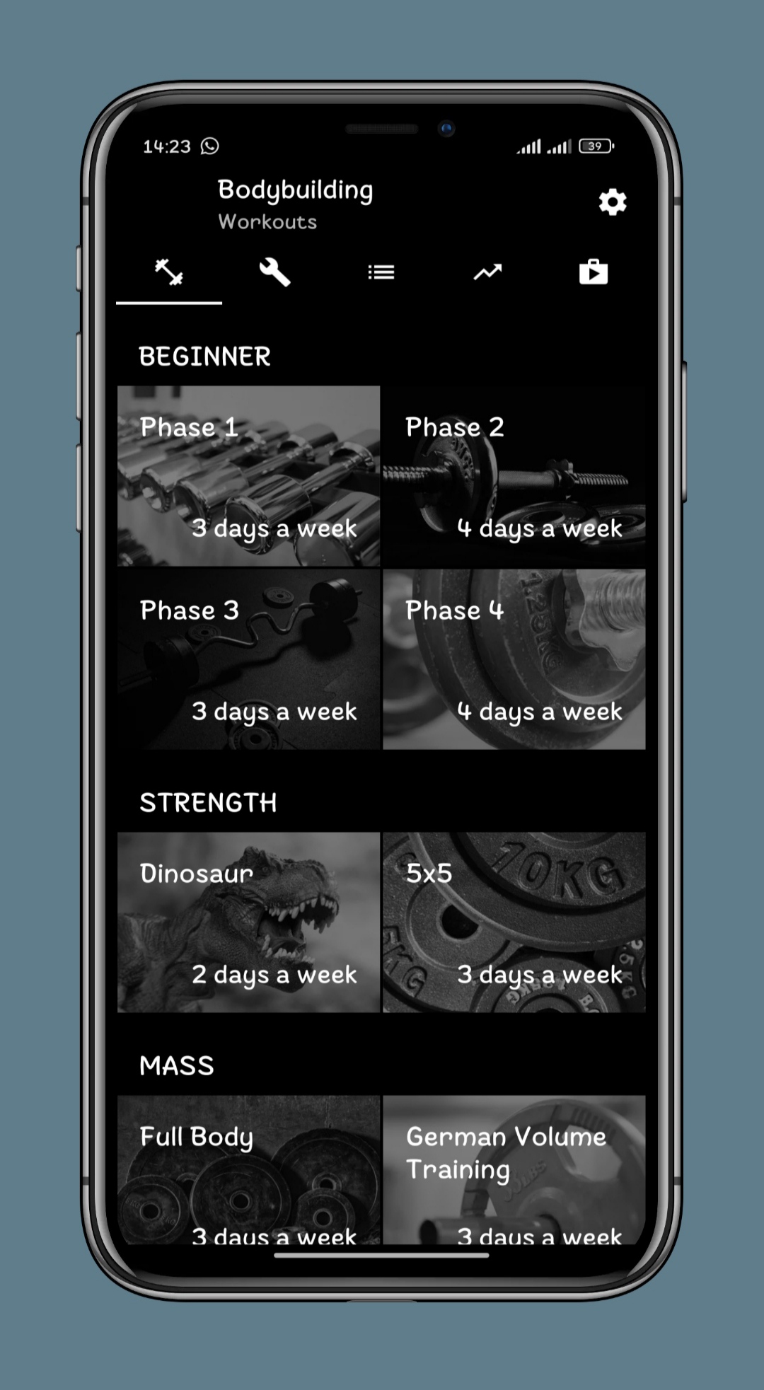 Bodybuilding. Weight Lifting MOD APK (Pro Unlocked) 1