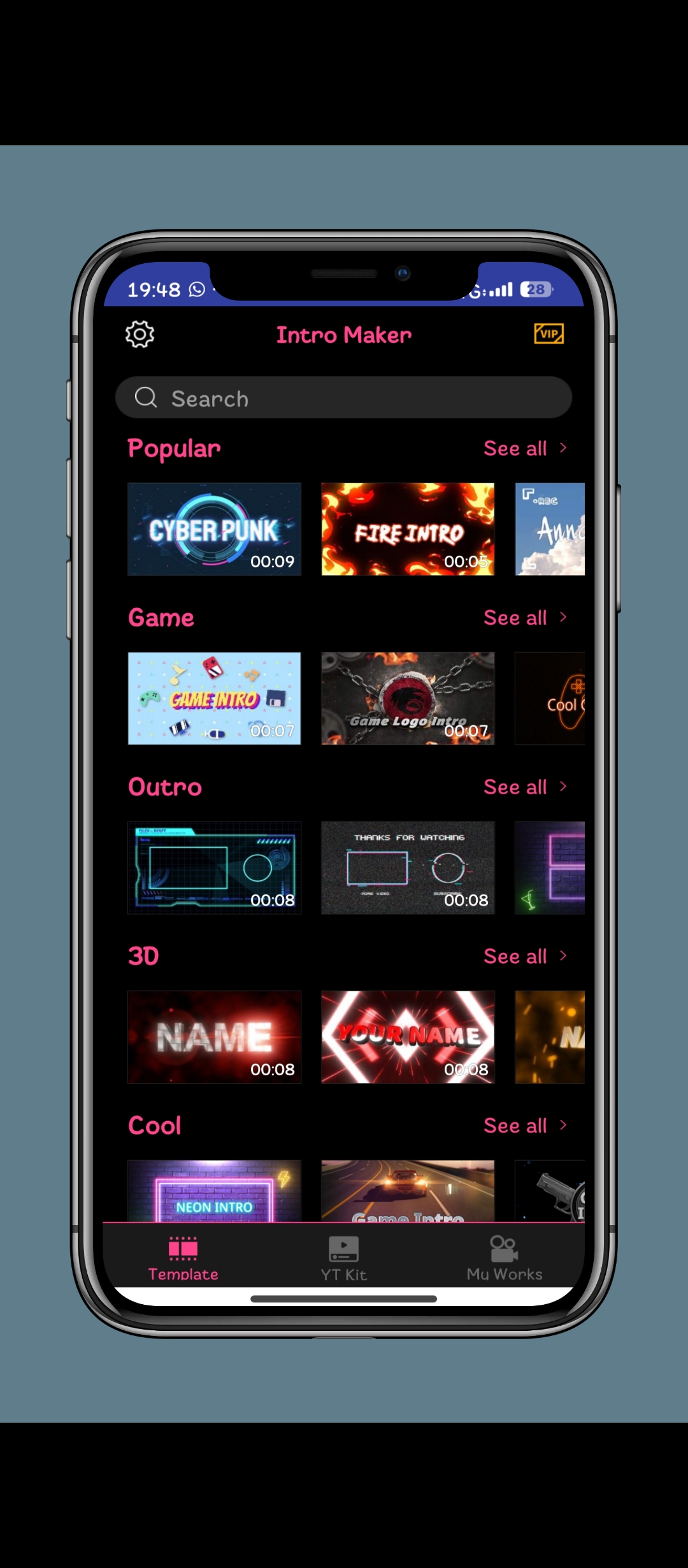 Intro Maker v5.0.2 MOD APK (VIP Unlocked) 2