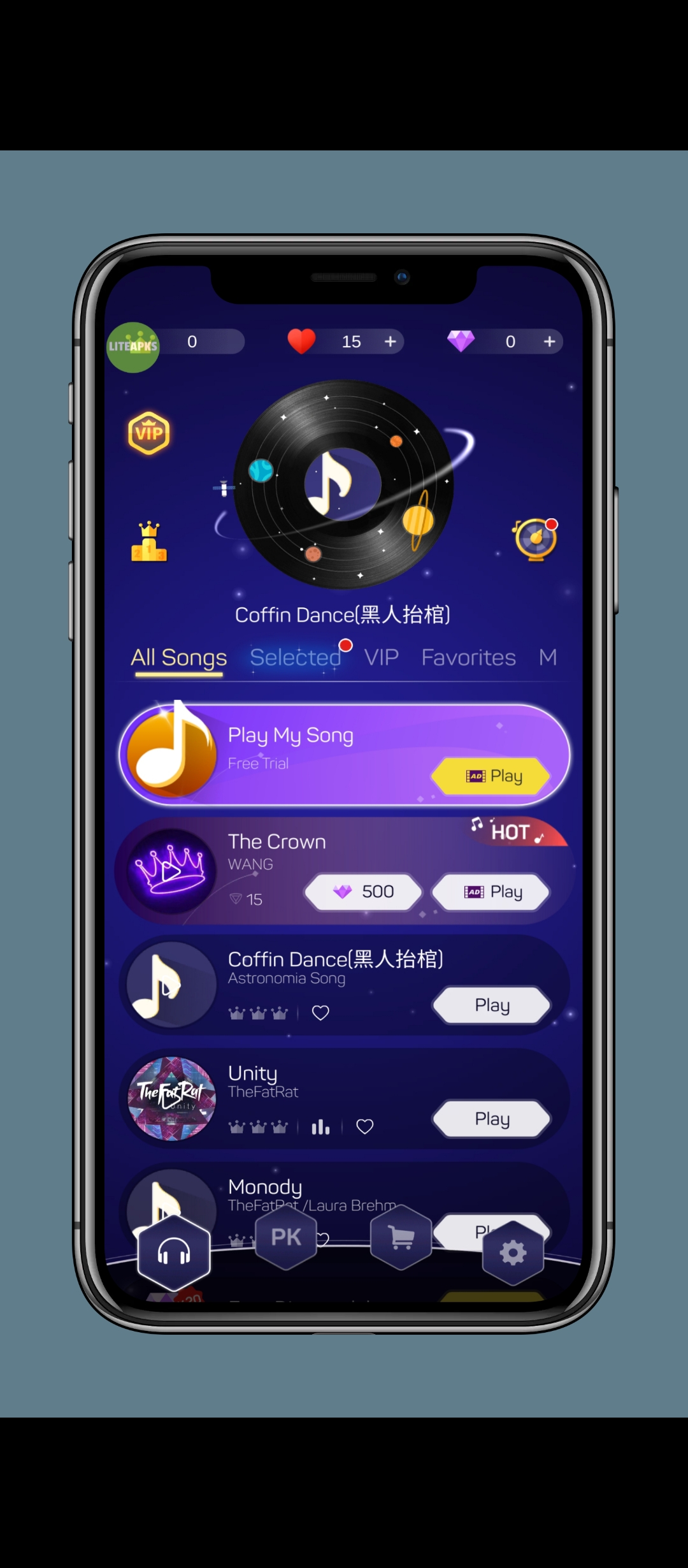 Dot n Beat MOD APK (Menu/Slow Music, Money) 3