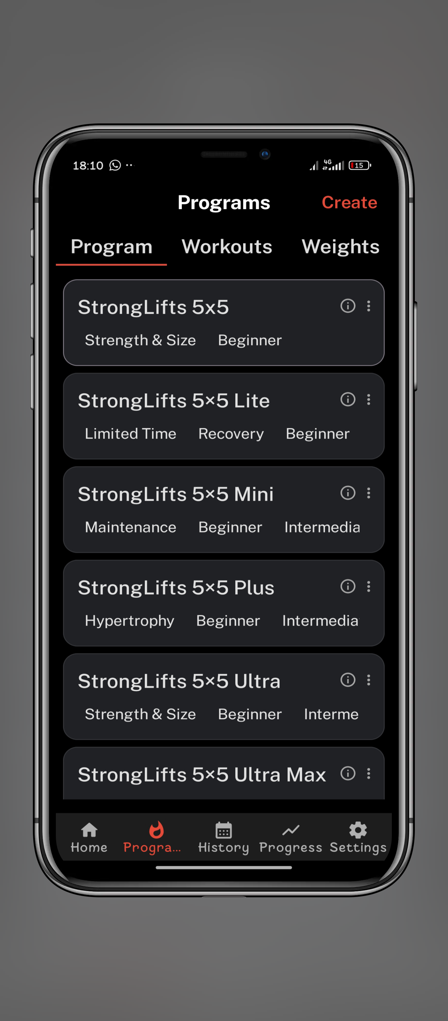 StrongLifts Weight Lifting Log MOD APK (Pro Unlocked) 6