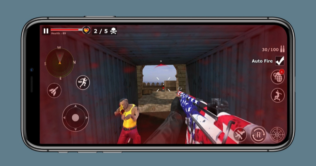 Anti-Terrorist Shooting Mission MOD APK (God Mode, Dumb Enemy) 5