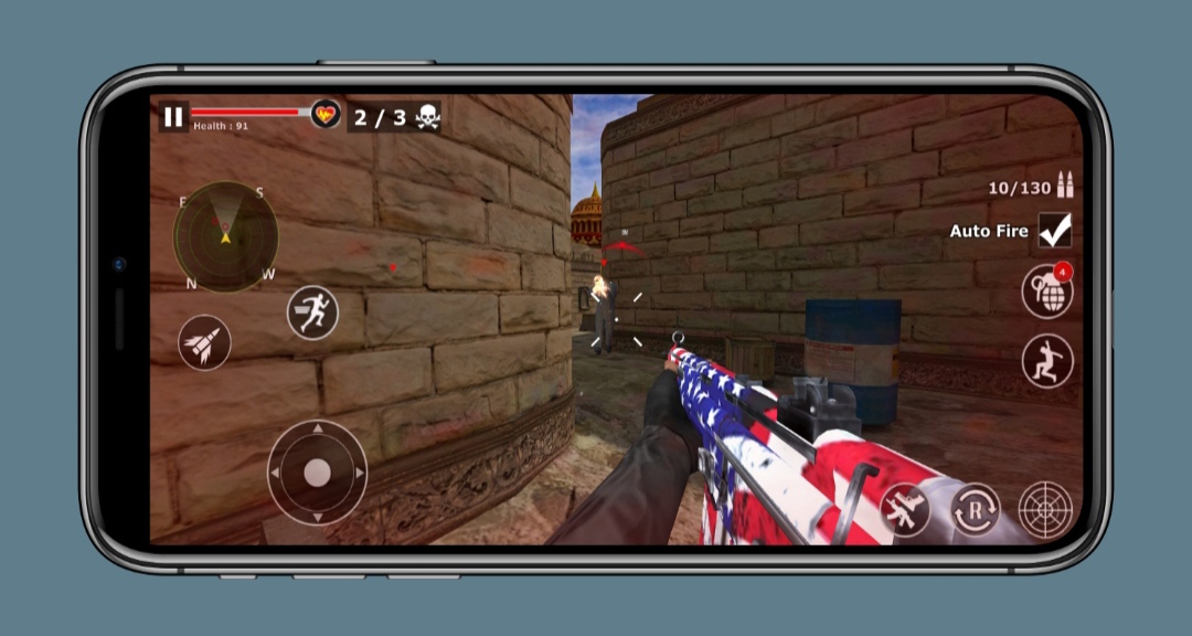 Anti-Terrorist Shooting Mission MOD APK (God Mode, Dumb Enemy) 2