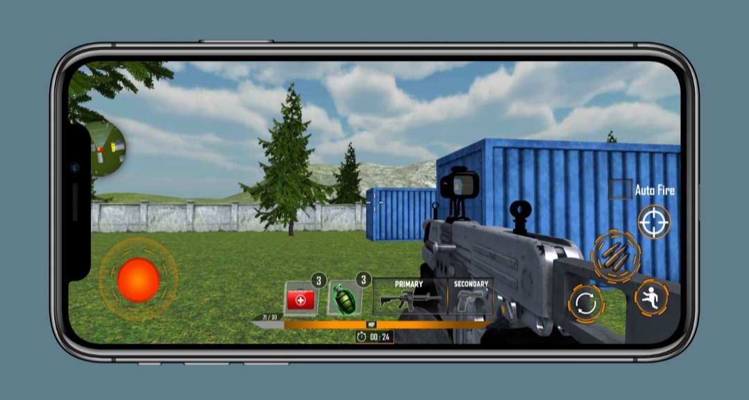 Modern Commando 3D MOD APK (God Mode, Dumb Enemy) 3