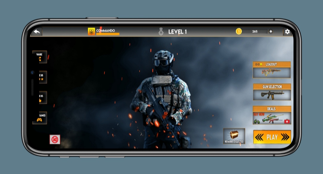 Modern Commando 3D MOD APK (God Mode, Dumb Enemy) 1