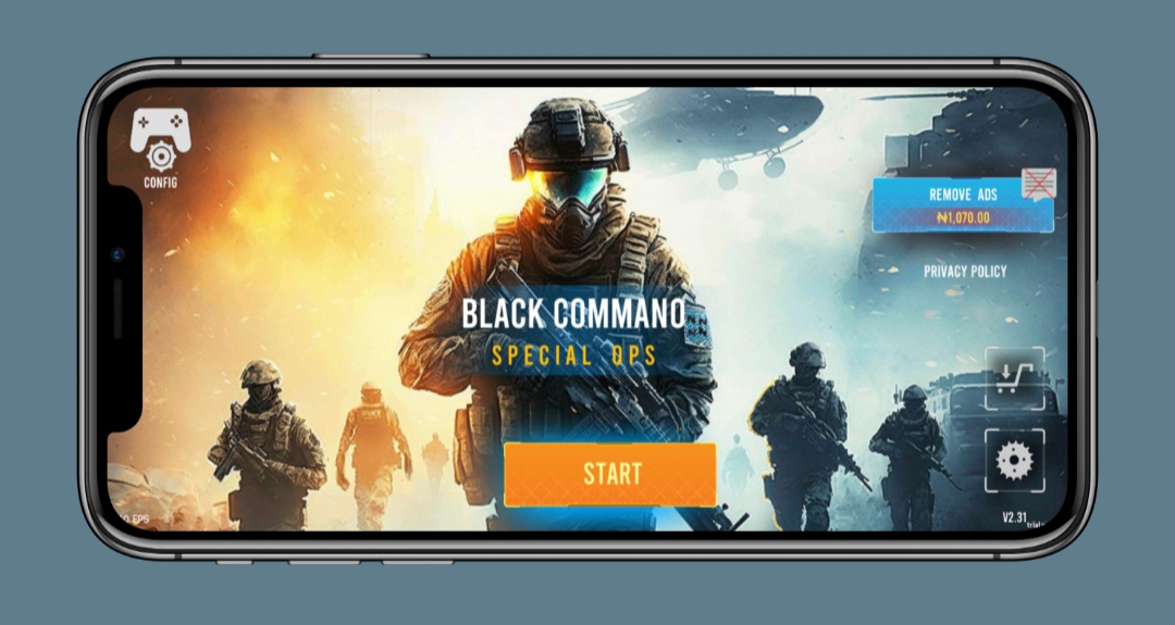 Black Commando MOD APK (God Mode, Dumb Enemy) 1