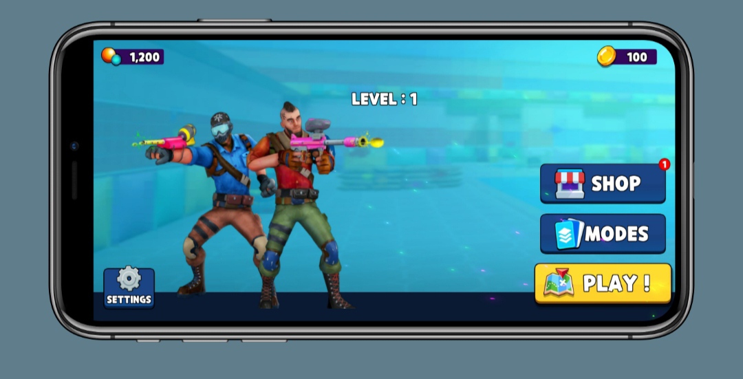 Paintball Shooting Game 3D MOD APK (Unlimited Money) 2