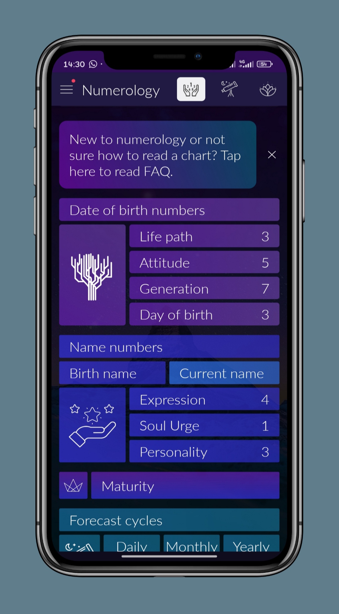 Numerology MOD APK (Premium Unlocked) 3