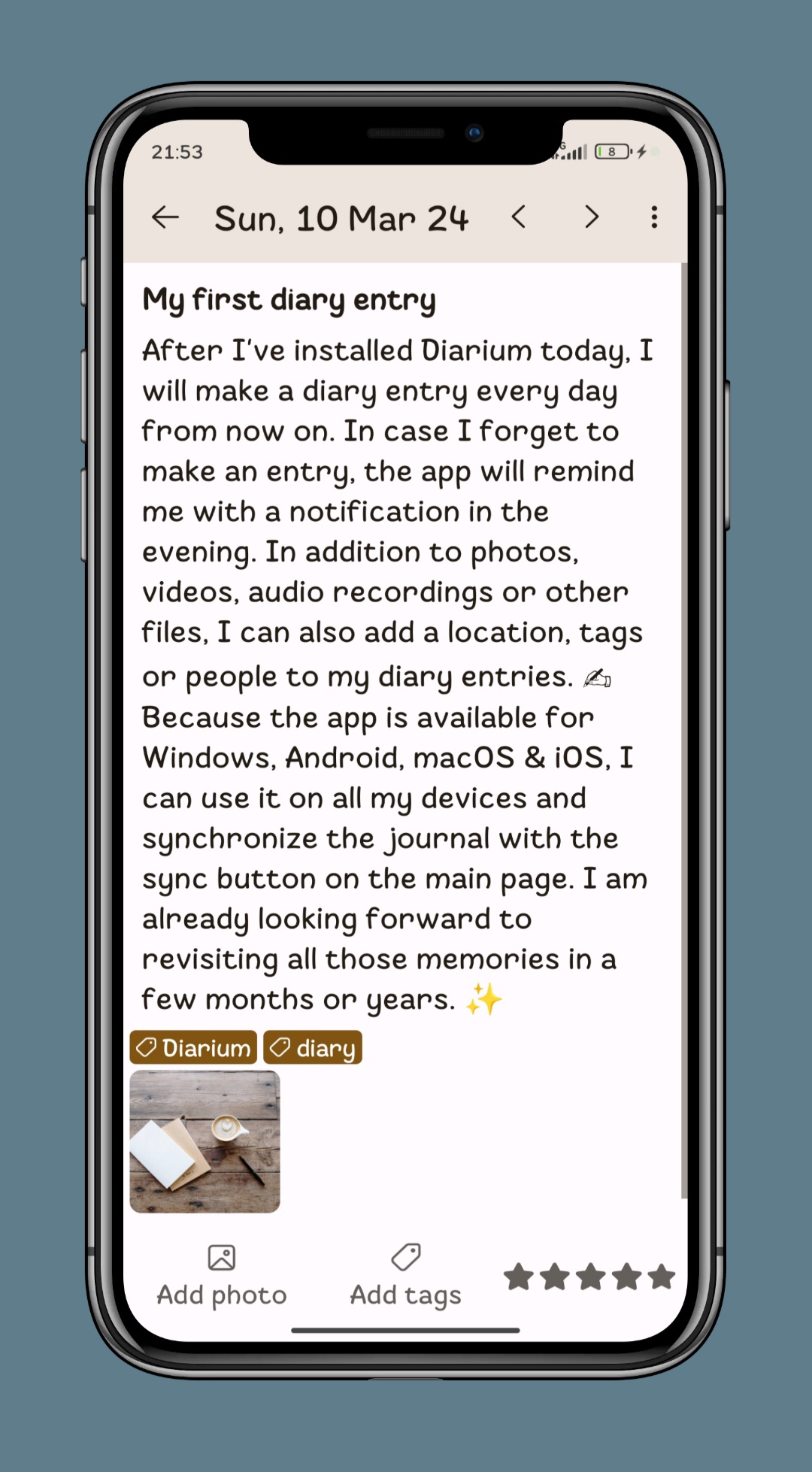 Diarium MOD APK (Pro Unlocked) 4