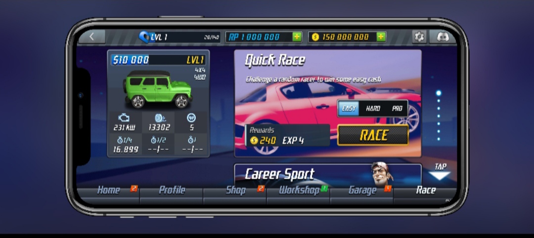 Drag Racing MOD APK (Unlimited Money) 5